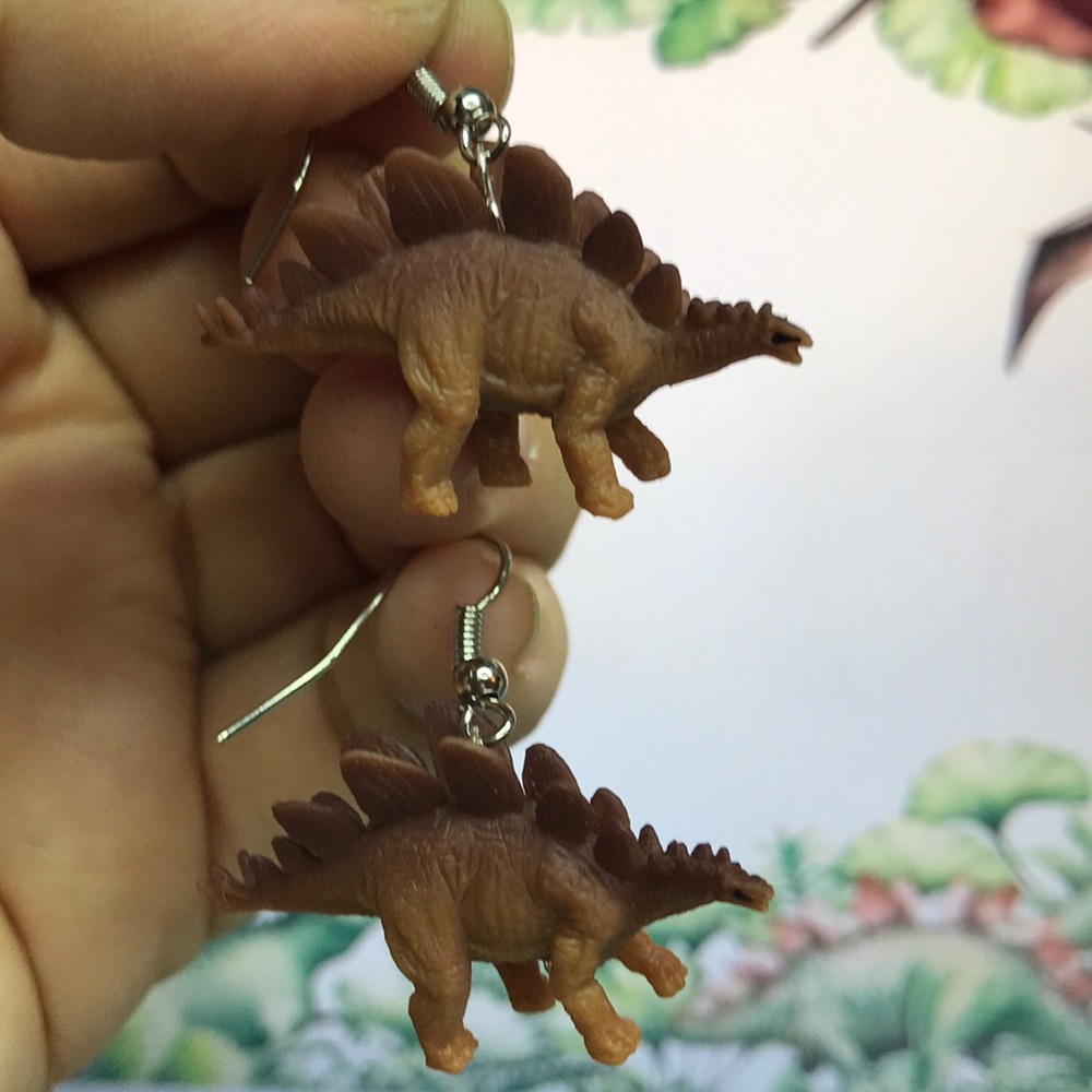 Stegosaurus Earrings